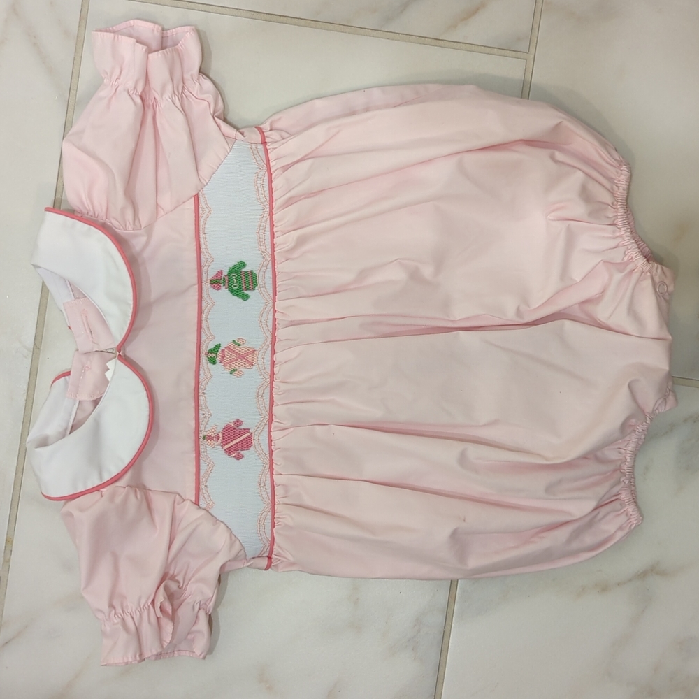 Girls TBBC Day at the Races Bubble Romper